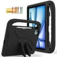 thumbnail image 1 of TECH CIRCLE Kids Case for iPad Air 11 Inch 2024,iPad  Pro 11 inch 2024 Case with Pencil Holder, Shockproof Rugged Protective Handle Stand Kids EVA Foam Case for iPad Air 11"/iPad Pro 11" 2024,Black, 1 of 6