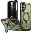 thumbnail image 1 of TECH CIRCLE Magnetic Case for Galaxy A15, [Compatible with MagSafe] Built in 360° Rotatable Ring Holder Kickstand Slim Shockproof Protective Phone Case for Galaxy A15 6.5" 2024,Olivegreen, 1 of 6