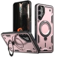thumbnail image 1 of TECH CIRCLE Magnetic Case for Galaxy A35, [Compatible with MagSafe] Built in 360° Rotatable Ring Holder Kickstand Slim Shockproof Protective Phone Case for Galaxy A35 6.6" 2024,Rosegold, 1 of 6