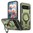 thumbnail image 1 of TECH CIRCLE Magnetic Case for Google Pixel 9 / 9 Pro, [Compatible with MagSafe] Built in 360° Rotatable Ring Holder Kickstand Slim Shockproof Protective Phone Case for Google Pixel 9/9 Pro,Olivegreen, 1 of 1