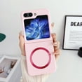 thumbnail image 1 of TECH CIRCLE Magnetic Case for Samsung Galaxy Z Flip 6, Lightweight Ultra-thin Slim Fit Hard PC Phone Case Compatible for Magsafe Anti-Scratch Shockproof Protective Cover for Galaxy Z Flip 6,Pink, 1 of 2