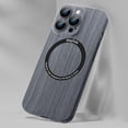 thumbnail image 1 of TECH CIRCLE Magnetic Case for iPhone 12 Pro Max,Shockproof Wooden Patten Compatible with MagSafe Hard PC Built-in Camera Lens Protector Cover (Gray), 1 of 7