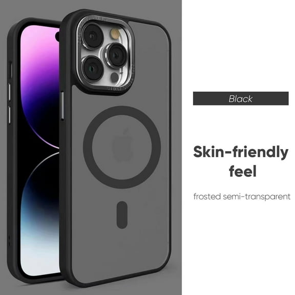 TECH CIRCLE Magnetic Case forFor iPhone 14,[Compatible with Magsafe & Military-Grade Proof] Dust-Proof Shockproof Protective Women Men Case for Apple iPhone 14 6.1" 2022,Black