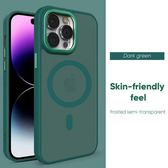 TECH CIRCLE Magnetic Case forFor iPhone 14,[Compatible with Magsafe & Military-Grade Proof] Dust-Proof Shockproof Protective Women Men Case for Apple iPhone 14 6.1" 2022,Green
