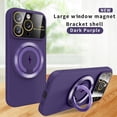 thumbnail image 1 of TECH CIRCLE Magnetic For iPhone 15 Pro Case,Compatible with MagSafe Military Grade Rugged Slim Stand Ring Holder Shockproof Protective Phone Cover for iPhone 15 Pro 6.1" 2023,Darkpurple, 1 of 1