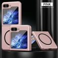 thumbnail image 1 of TECH CIRCLE Magnetic Phone Case for Samsung Galaxy Z Flip 5 Compatible for Magsafe, Military-Grade Shockproof Protective Case with Built-in Magnet Circle for Samsung Galaxy Z Flip 5 6.7" 2023,Pink, 1 of 8