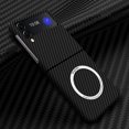 thumbnail image 1 of TECH CIRCLE Magnetic Phone Case for Samsung Galaxy Z Flip 5 Compatible for Magsafe, Slim Carbon Fiber Shockproof Protective Case Built-in Magnet Circle for Samsung Galaxy Z Flip 5 6.7", Black, 1 of 8