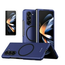 TECH CIRCLE Magnetic Phone Case for Samsung Galaxy Z Fold 5 Compatible for Magsafe, Military-Grade Shockproof Protective Case with Built-in Magnet Circle for Samsung Galaxy Z Fold 5 7.6" 2023,Blue