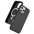 thumbnail image 1 of TECH CIRCLE Magnetic Phone Case for iPhone 16 Pro (2024 Release) 6.3", Compatible with MagSafe, Woven Texture Back Cover, Shockprooof Protective Lightweight Slim Case for Men Women, Black, 1 of 9