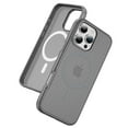 thumbnail image 1 of TECH CIRCLE Magnetic Phone Case for iPhone 16 Pro (2024 Release) 6.3", Compatible with MagSafe, Woven Texture Translucent Back Cover, Shockprooof Protective Lightweight Slim Case, Gray, 1 of 9
