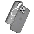 thumbnail image 1 of TECH CIRCLE Magnetic Phone Case for iPhone 16 Pro Max (2024 Release) 6.9", Compatible with MagSafe, Woven Texture Translucent Back Cover, Shockprooof Protective Lightweight Slim Case, Gray, 1 of 9