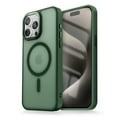 thumbnail image 1 of TECH CIRCLE Magnetic Protective Case Cover For Apple iPhone 16e Shock-Absorbent PC+TPU Back Cover Anti-Scratch Anti-Fingerprint Matte Non-Slip Wireless Charging Dust Proof,Darkgreen, 1 of 10