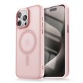 thumbnail image 1 of TECH CIRCLE Magnetic Protective Case Cover For Apple iPhone 16e Shock-Absorbent PC+TPU Back Cover Anti-Scratch Anti-Fingerprint Matte Non-Slip Wireless Charging Dust Proof,Pink, 1 of 10