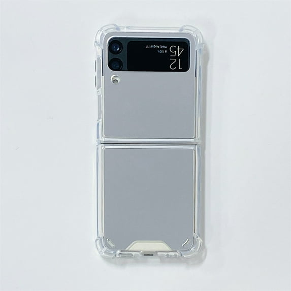TECH CIRCLE Mirror Case for 2022 Samsung Galaxy Z Flip 4 5G Cell Phone (6.7") - Protective Lightweight Simple Case (Silver)