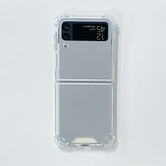 TECH CIRCLE Mirror Case for 2022 Samsung Galaxy Z Flip 4 5G Cell Phone (6.7") - Protective Lightweight Simple Case (Silver)