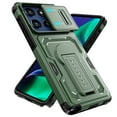 thumbnail image 1 of TECH CIRCLE for Motorola Edge (2025) PC+TPU Case Upgrade Slide Camera Cover & Shockproof Kickstand Heavy Duty Robust Bumper - Rugged, Anti-Scratch, Non-Slip, Anti-Fingerprint,Green, 1 of 10