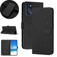 thumbnail image 1 of TECH CIRCLE for Motorola Moto G 5G 2022 Wallet Case with Credit Card Holder,Full Protection PU Leather Magnetic Closure Folio Flip Stand Phone Cover with Hand Strap,Black, 1 of 11