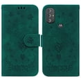 thumbnail image 1 of TECH CIRCLE Motorola Moto G Power 2022 Wallet Case,Embossed Premium PU Leather Magnetic Handbag Pocket Card Slots with Wrist Strap Flip Kickstand Shockproof Case for Motorola Moto G Power 2022,Green, 1 of 8
