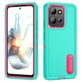 thumbnail image 1 of TECH CIRCLE for Motorola Moto G Power 2025 Hybrid Case with KickStand,Heavy Duty Protection Shockproof/Dustproof/Drop Proof Anti-Scratch Slim Protective Durable Case Hard Cover for Women Men,F, 1 of 9