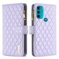 thumbnail image 1 of TECH CIRCLE Motorola Moto G71 5G Case 6.4" Phone 2022 - 9 Cards Slots Zipper Pocket Wallet Shockproof Protective Flip Cover Stand Case With Hand Strap for Girls Women - Purple, 1 of 6
