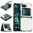 thumbnail image 1 of TECH CIRCLE for Motorola Moto Razr 2022 Case, Full-Body Dual Layer Heavy Duty Shockproof Rugged Anti-Scratch Protective Case Built-in Screen Protector For Motorola Moto Razr 5G 2022 6.7 inch, White, 1 of 6