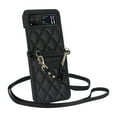 thumbnail image 1 of TECH CIRCLE for Motorola Razr 40 / Moto Razr 2023 Wallet Case, PU Leather Protective Cover Card Slot Shoulder Wristlet Strap Hinge Protection Carrying Handbag Case for Women Ladies,Black, 1 of 7