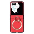 thumbnail image 1 of TECH CIRCLE for Motorola Razr 40 Ultra Magnetic Case Compatible with Mag Safe,Rugged Shockproof PU Leather Drop Proof Phone Case Built-in Ring Holder Stand Hinge Protector Cover,Red, 1 of 7