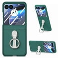 thumbnail image 1 of TECH CIRCLE for Motorola Razr Plus 2023 / Razr 40 Ultra Case, Slim Lightweight Ring Holder Kickstand Shockproof Protective Case Built-in Front Screen Protector for Motorola Razr+ 2023 5G,Darkgreen, 1 of 10