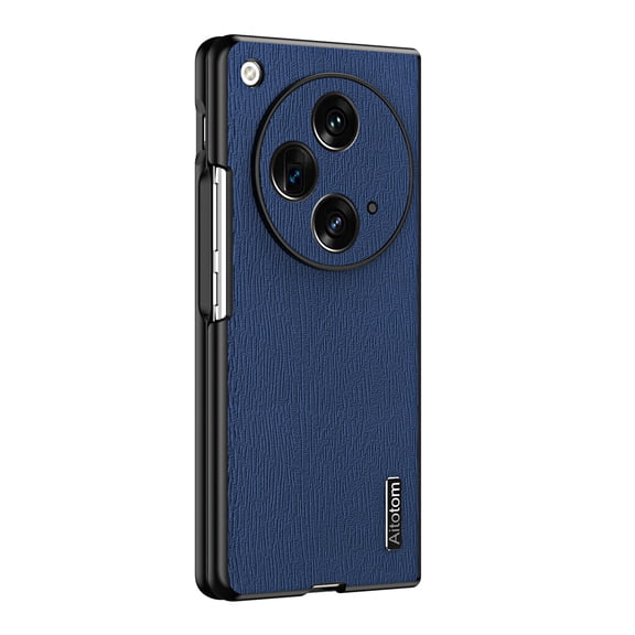 TECH CIRCLE for One Plus Open Case 7.82" 2023 , PU Leather Anti-scratch Anti-greasy Drop-proof Soft TPU Shell Slim Fit Lightweight Wear-resistant Case for One Plus Open/Oppo Find N3, Blue