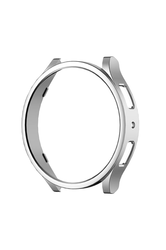 TECH CIRCLE PC Case for Galaxy Watch 4 Classic (42mm) 2021 Model ‎SM-R880NZ - Premium Hard Plastic Smartwatch Case Slim Lightweight Protective Protector, Silver