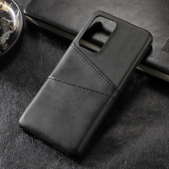 TECH CIRCLE PU Leather Card Case For Galaxy A23 5G,Slim Lightweight Soft Back Cover Grip Protective Classic Business Women Men Cases with Card Slot for Samsung Galaxy A23 5G 6.6" 2022,Black