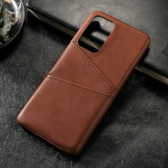 TECH CIRCLE PU Leather Card Case For Galaxy Note 9,Slim Lightweight Soft Back Cover Grip Protective Classic Business Women Men Cases with Card Slot for Samsung Galaxy Note 9 6.4" 2018,Brown