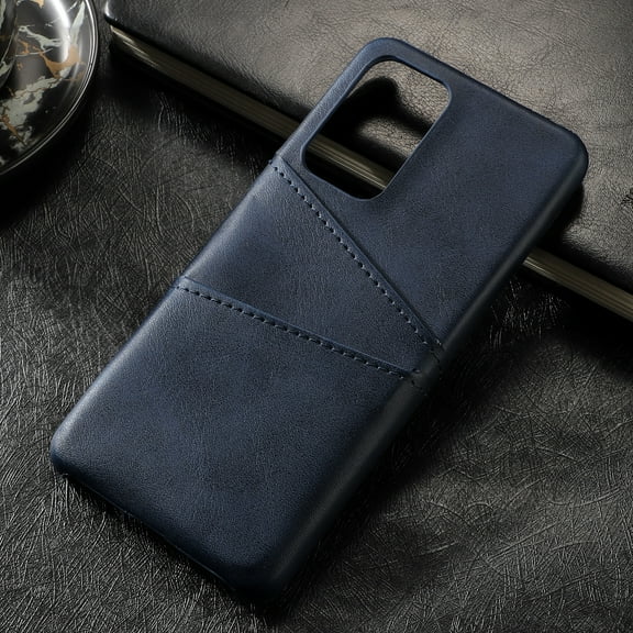 TECH CIRCLE PU Leather Card Case For OnePlus 7,Slim Lightweight Soft Back Cover Grip Protective Classic Business Women Men Cases with Card Slot for OnePlus 7 6.41" 2019,Red