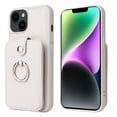 thumbnail image 1 of TECH CIRCLE PU Leather Case for iPhone 11 Pro (6.1") 2019 Smartphone - Protective Lightweight Premium Case with A Ring /Stand /Wallet Design, Stylish Multifunctional Back Cover Case, White, 1 of 8
