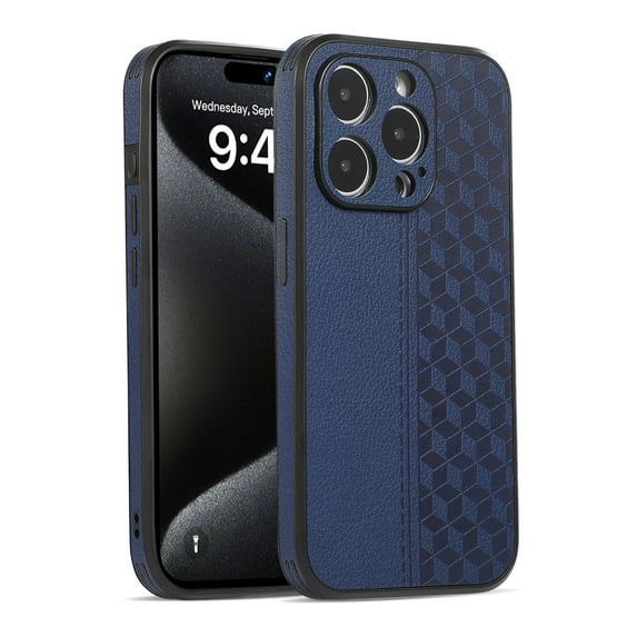 TECH CIRCLE PU Leather Case For iPhone 7 8 SE,Men Women Luxury Slim Business Back Cover Soft Bumper Rugged Grip Shockproof Full Body Protective Phone Cases for Apple iPhone 7 8 SE 2022 4.7",Blue