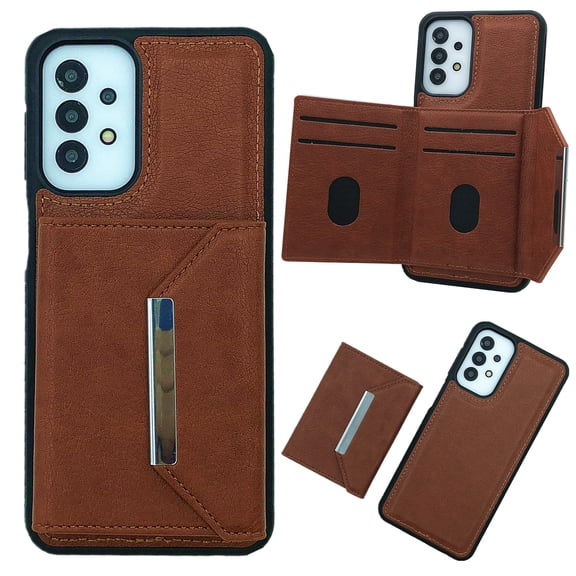 TECH CIRCLE Phone Case for Google Pixel 8 Pro (6.7") 2023 Release Cell Phone, Lightweight Case with Removable Magnetic Wallet, PU Leather Material Classic Look Protective Cover for Women/Men, Brown