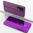 thumbnail image 1 of TECH CIRCLE Phone Case for Samsung Galaxy S26 Ultra PC+PU Leather Case Luxury Mirror Slim Electroplate Flip Stand 360 Full Body Shockproof Protective Flip Folio Cover,A, 1 of 7