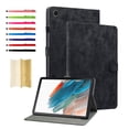 thumbnail image 1 of TECH CIRCLE Protective Case for Samsung Galaxy Tab A9 8.7" 2023 SM-X110/X115, Cute Tiger Embossed Bracket Tablet Case Adjustable Kickstand Card Slot Shockproof Protectiver 8.7inch 2023 Case,Black, 1 of 5