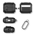 thumbnail image 1 of TECH CIRCLE Rugged Case for Apple AirPods 3 (2021 Release), Shockproof Protective Cover with Metal Carabiner Clip, Secure Lock, Compatible with Wireless Charging, Black, 1 of 8