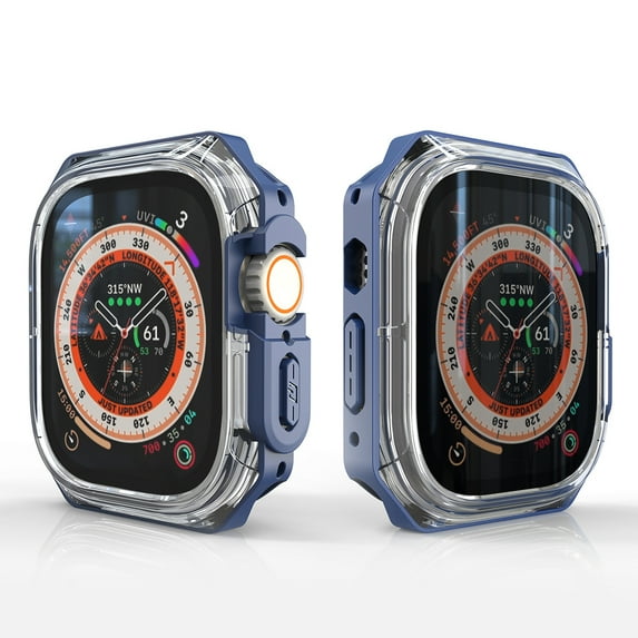 TECH CIRCLE Rugged Case Compatible for Apple Watch 40mm Series SE/6/5/4 , Military All Around Durable TPU Protective Cover Case Shockproof Bumper for iWatch 40mm,Blue