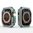 thumbnail image 1 of TECH CIRCLE Rugged Case Compatible for Apple Watch 41mm Series 9/8/7 , Military All Around Durable TPU Protective Cover Case Shockproof Bumper for iWatch 41mm,Green, 1 of 6