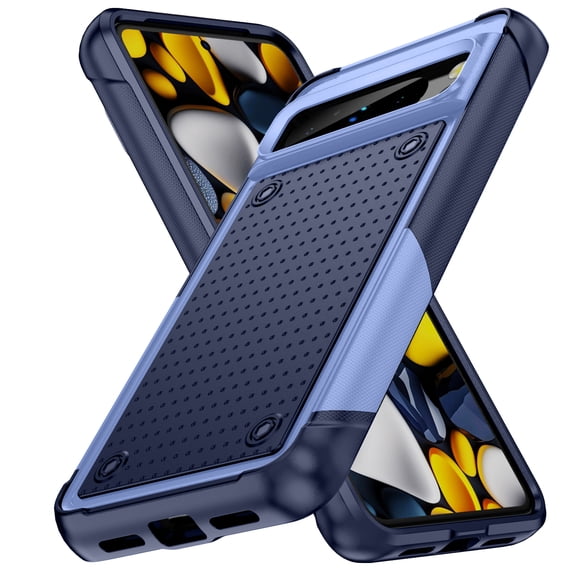 TECH CIRCLE Rugged Case For Google Pixel 7A, Military Grade Shockproof Protective Bumper Anti-Scratch Dual Layers Phone Case Cover for Google Pixel 7A 6.1" 2023,Lightpurple
