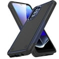 thumbnail image 1 of TECH CIRCLE Rugged Case For MOTO G Stylus 5G 2022, Military Grade Shockproof Protective Bumper Anti-Scratch Dual Layers Phone Case Cover for Motorola MOTO G Stylus 5G 2022 6.8",Navyblue, 1 of 7