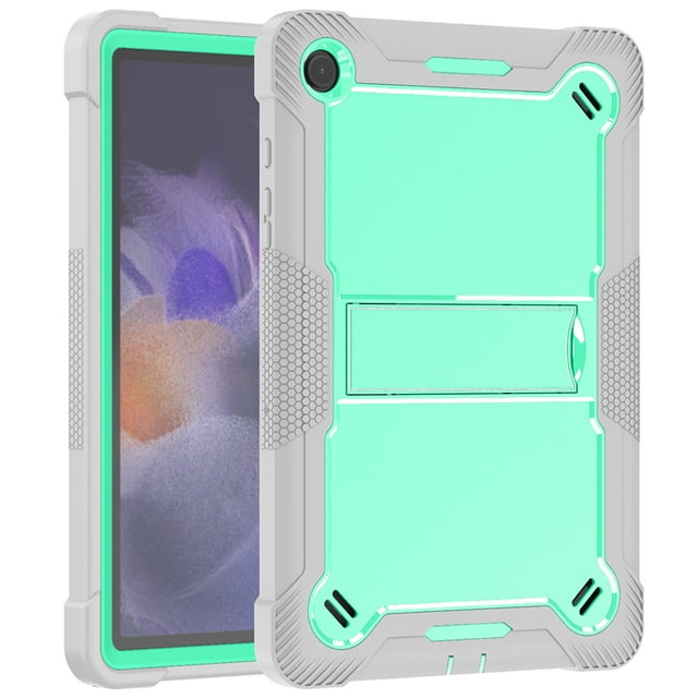 TECH CIRCLE Rugged Case for Samsung Galaxy Tab A9 8.7", Three-Layer Hybrid Multi-Functional Kickstand Case Heavy Duty Shockproof Protective Case for Samsung Galaxy Tab A9 8.7 Inch 2023,Mint