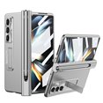 thumbnail image 1 of TECH CIRCLE Rugged Case for Samsung Galaxy Z Fold 5 Built-in [Kickstand] [S Pen Holder] [Screen Protector] [Hinge Protection], Heavy Duty Shockproof Protective Cover for Galaxy Z Fold 5 7.6",Silver, 1 of 7