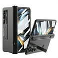 thumbnail image 1 of TECH CIRCLE Rugged Case for Samsung Galaxy Z Fold 6 Built-in [Kickstand] [S Pen Holder] [Screen Protector] [Hinge Protection], Heavy Duty Shockproof Protective Cover for Galaxy Z Fold 6 7.6",Black, 1 of 7