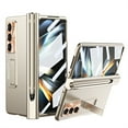 thumbnail image 1 of TECH CIRCLE Rugged Case for Samsung Galaxy Z Fold 6 Built-in [Kickstand] [S Pen Holder] [Screen Protector] [Hinge Protection], Heavy Duty Shockproof Protective Cover for Galaxy Z Fold 6 7.6",Gold, 1 of 7