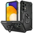 thumbnail image 1 of TECH CIRCLE Rugged Cool Case for Samsung Galaxy A73 5G 6.7" 2022 - Protective Hard Shell Case [Built-in Sturdy Kickstand / Phone Ring Holder] Compatible with Magnetic Car Mount Phone Cover, Black, 1 of 8