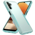 thumbnail image 1 of TECH CIRCLE for Samsung Galaxy A06 5G Rubber Hybrid Case Heavy-Duty Shockproof Drop Protection Anti-Scratch Dual Layer Light Slim Rugged Wireless Charging Support Cover for Women Men,Green, 1 of 6