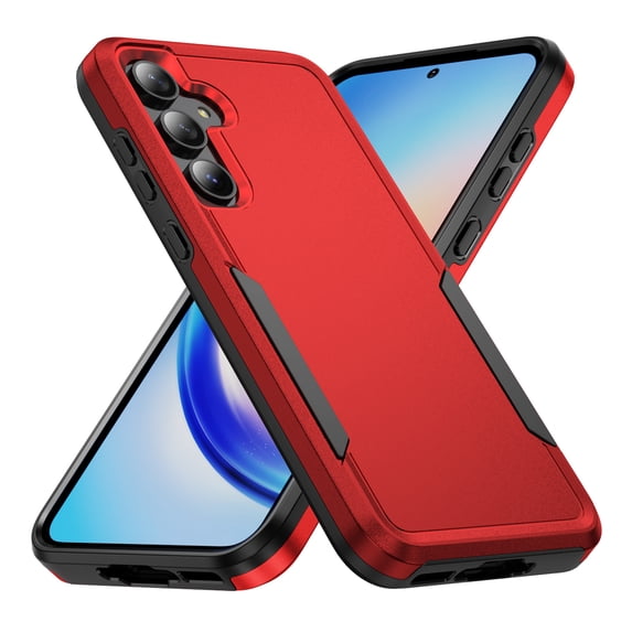 TECH CIRCLE for Samsung Galaxy A06 5G Rubber Hybrid Case Heavy-Duty Shockproof Drop Protection Anti-Scratch Dual Layer Light Slim Rugged Wireless Charging Support Cover for Women Men,G